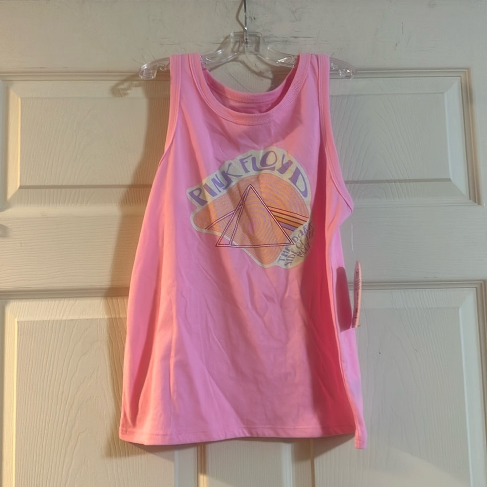 PINK FLOYD DARK SIDE OF THE MOON TANK: PINK: NEW WITH TAGS: SIZE XXL (18)